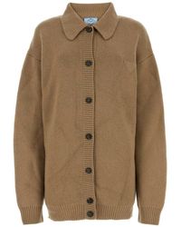 Prada - Biscuit Kasjmier Vest - Lyst