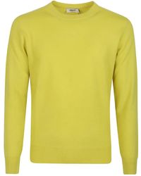 Altea - Kasjmier Trui Met Ronde Hals - Lyst