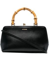 Jil Sander - Mini Sac À Main Goji À Anse En Bambou - Lyst