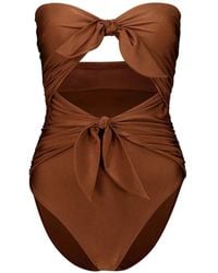 Zimmermann - Aster Double-Scarf-Tie Swimsuit - Lyst