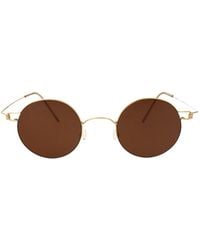 Lindberg - 8222 Titanium Round-Frame Sunglasses - Lyst