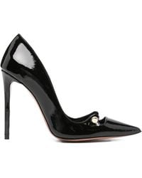 HARDOT - Patent-Leather Pointed-Toe Pumps - Lyst