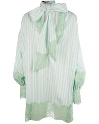 LES FILLES D'EVA - Striped Lace Dress - Lyst