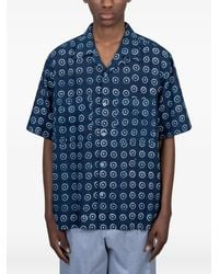 Universal Works - Chemise Imprimée À Col Cubain - Lyst