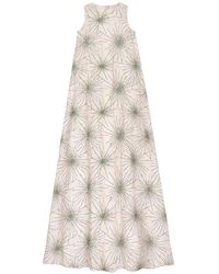 Psophia - Patterned-Print Maxi Dress - Lyst