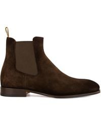 Santoni - Archerboot Suede Chelsea Boots - Lyst