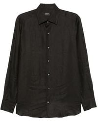 ZEGNA - Long-Sleeve Button-Up Shirt - Lyst