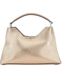 Gianni Chiarini - Aurora Hammered Trapezoid Leather Tote Bag - Lyst
