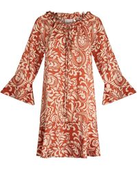 Liu Jo - Printed Twill Dress - Lyst