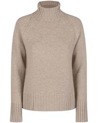 Max Mara - Ribbed-Knit Roll-Neck Sweater - Lyst