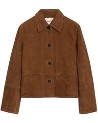 Zadig & Voltaire - Lessa Suede Leather Jacket - Lyst