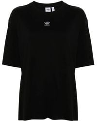 adidas - Logo-Embroidered Cotton T-Shirt - Lyst