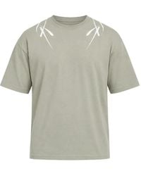 Exit Society - Graphic-Print Drop-Shoulder T-Shirt - Lyst
