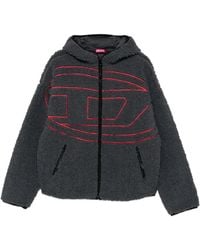 DIESEL - Kapuzenjacke Mit Logo - Lyst