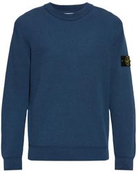 Stone Island - Loose-Fit Crewneck Sweater - Lyst