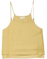 Ottod'Ame - Bead-Embellished Layered Top - Lyst