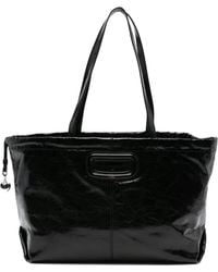 Maje - Bolso shopper con detalle de aberturas - Lyst