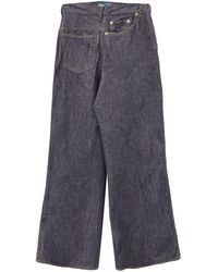Kolor - Drop-crotch Wide-leg Jeans - Lyst