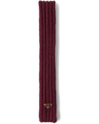Prada - Sciarpa A Coste - Lyst