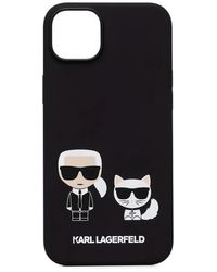 KARL LAGERFELD - Karl & Choupette Iphone 14 Plus Case - Lyst