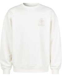 Guess - Embroidered-Logo Sweater - Lyst