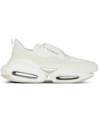 Balmain - Premium Canvas Sneakers - Lyst