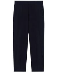 Emporio Armani - Pantalon De Tailleur À Taille Élastique - Lyst