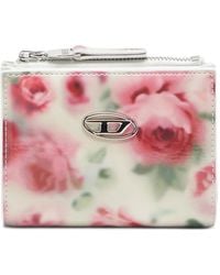 DIESEL - Portafoglio A Fiori Con Zip - Lyst