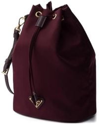 Prada - Re-Nylon Drawstring Bucket Bag - Lyst
