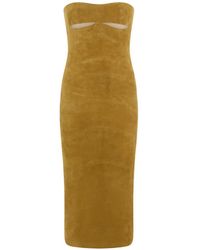 The Mannei - Cut-Out Panelled Midi Dress - Lyst
