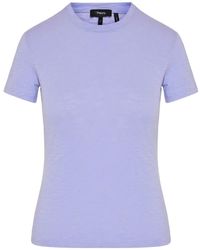 Theory - Tiny Slub-Texture T-Shirt - Lyst