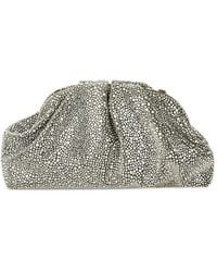 Twentyfourhaitch - Mirach Crystal-Embellished Ruched Shoulder Bag - Lyst