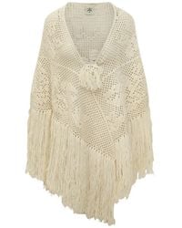Chiara Is - Peonia Crochet-Knit Wool Shawl - Lyst