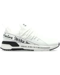 Versace Jeans Couture - Logo-Print Sneakers - Lyst