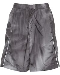 44 Label Group - Crinkle Graphic-Print Shorts - Lyst