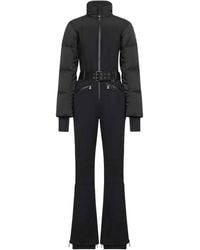 Moncler - Combinaison Matelassée À Taille Ceinturée - Lyst