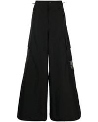 Palm Angels - Pa Monogram-Embroidery Wide-Leg Trousers - Lyst