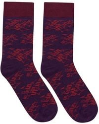 Sp5der - Candy Logo-Print Socks - Lyst