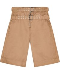 Ganni - Shorts Im Layering-Look - Lyst