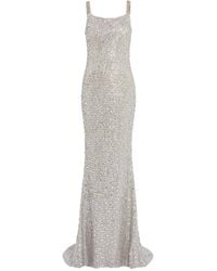 Jenny Packham - スパンコール オープンバックマキシドレス - Lyst