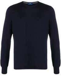 Barba Napoli - Crew Neck Virgin Wool Jumper - Lyst