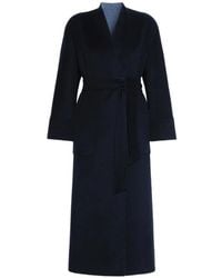 Max Mara - Reversible Belted Virgin-Wool Coat - Lyst