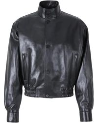 Jil Sander - Leren Jack - Lyst