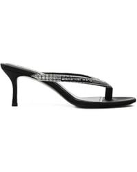 Alexander Wang - Courtney Thong Logo Sandals - Lyst