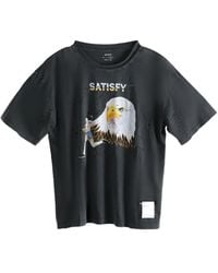 Satisfy - Mothtech Eagle-Graphic Distressed T-Shirt - Lyst