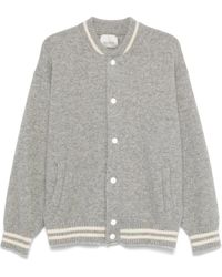 Laneus - Knitted Bomber Jacket - Lyst