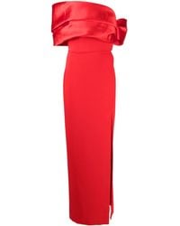 Solace London - Alexis Off-the-shoulder Gown - Lyst