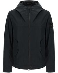 Stone Island - I. Ghost Hooded Zip Jacket - Lyst