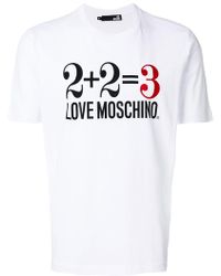 Love Moschino T-shirts for Men | Online Sale up to 68% off | Lyst