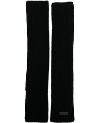 Saint Laurent Fingerlose Handschuhe - Schwarz